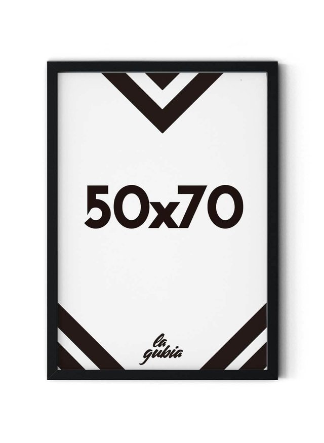 Marco 50x70 negro - Taller de marcos- La Gubia