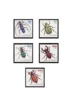 SELO FAUNA ALEMANHA COLEÓPTEROS 1993 5 VALORES - comprar online