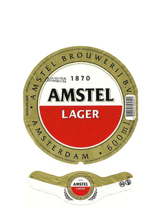 RÓTULO AMSTEL CERVEJA LAGER 600 ML BRAZIL - comprar online