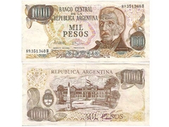 CÉDULA ARGENTINA ANO 1973 1000 PESOS - comprar online