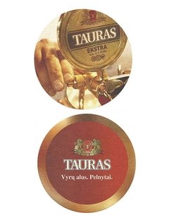 BOLACHA CERVEJA TAURAS EKSTRA LITHUANIA REDONDA 10,5 CM - comprar online