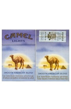 BOX VAZIO CAMEL LIGHTS AMERICAN BLEND R J REYNOLDS TOBACCO CO ESPAÑA