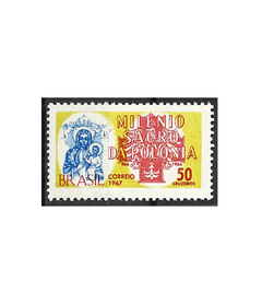 COMEMORATIVO BRAZIL 1967 MILÊNIO SACRO DA POLÔNIA 966-1966 - comprar online