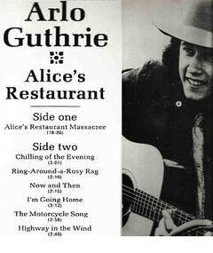 LONG PLAY ARLO GUTHRIE ALICE'S RESTAURANT 1980 GRAV REPRISE RECORDS - comprar online