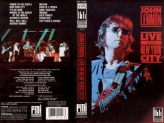 VHS JOHN LENNON LIVE NEW YORK CITY 1985 GRAV PICTURE MUSIC INT USA - comprar online