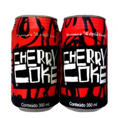 LATA REFRIGERANTE CHERRY COKE 350 ML ALUMÍNIO BRASIL