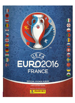 ÁLBUM UEFA EURO 2016 FRANCE NOVO CAPA NORMAL C/ 55 FIGURINHAS - comprar online