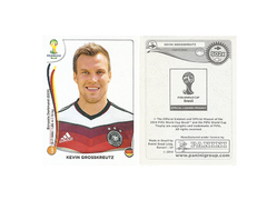 FIGURINHA COPA FIFA 2014 GERMANY KEVIN GROSSKREUTZ Nº 502X