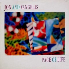 LONG PLAY JON AND VANGELIS PAGE OF LIFE 1991 GRAV ARISTA BMG RECORDS