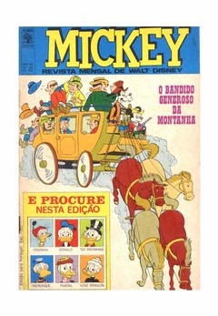 GIBI MICKEY EDITORA ABRIL FORMATO MÉDIO Nº 218 DEZ DE 1970 66 PAG