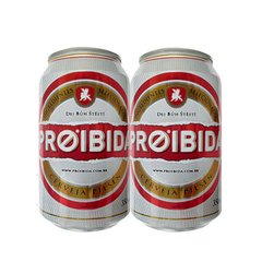 LATA VAZIA PROIBIDA PILSEN 350 ML ALUMÍNIO BRAZIL - comprar online