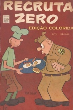 GIBI RECRUTA ZERO RIO GRÁFICA FORMATO GDE COLORIDO Nº 74 1969 34 PAG