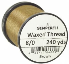 Hilo encerado 8/0 Semperfli Waxed Thread 240yardas - comprar online