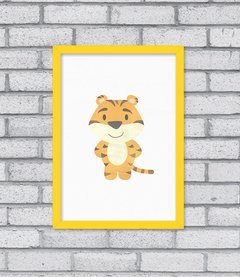 Quadro Tigre Aqua - comprar online