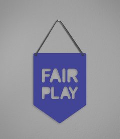 Plaquinha Fair Play em Acrílico na internet