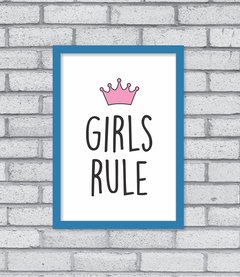 Quadro Girls Rule - comprar online