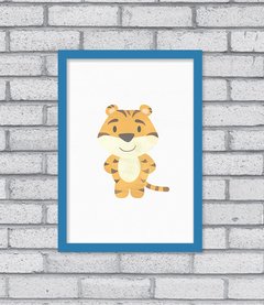 Quadro Tigre Aqua - Pendurama Quadros e Artigos de Decoração