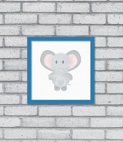 Quadro Elefante Aqua