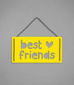 Plaquinha Best Friends em Acrílico na internet