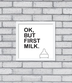 Quadro First Milk - loja online