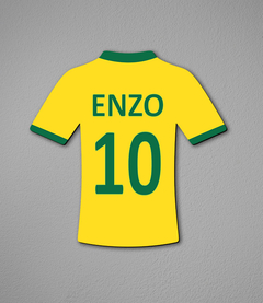 Placa Nome Camisa 10