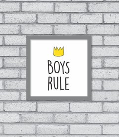 Quadro Boys Rule - comprar online