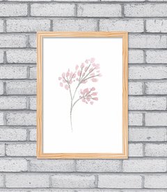 Quadro Flor Aquarela - comprar online