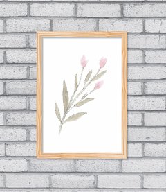 Quadro Flor Aquarela 2