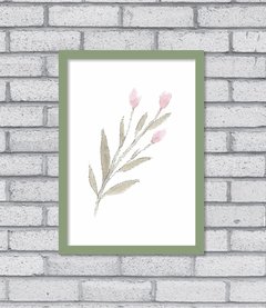 Quadro Flor Aquarela 2 - Pendurama Quadros e Artigos de Decoração