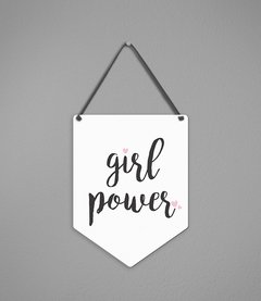 Plaquinha Girl Power