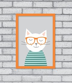 Quadro Hipster Kitty - loja online