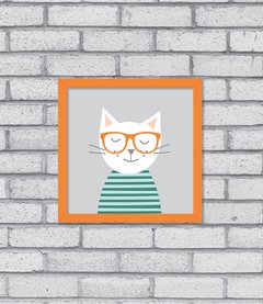 Quadro Hipster Kitty na internet