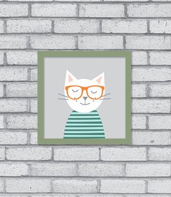 Quadro Hipster Kitty