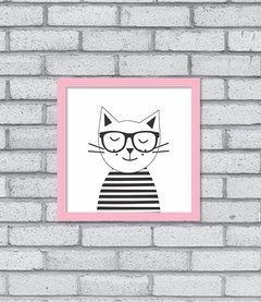 Quadro Hipster Kitty - loja online