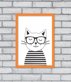 Quadro Hipster Kitty - loja online