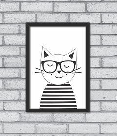 Quadro Hipster Kitty