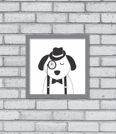 Quadro Hipster Puppy - Pendurama Quadros e Artigos de Decoração