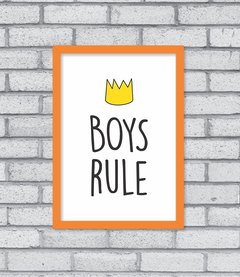 Quadro Boys Rule - loja online
