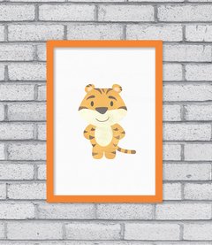 Quadro Tigre Aqua