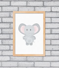 Quadro Elefante Aqua