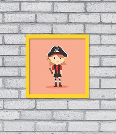 Imagem do Quadro Pirata Menina
