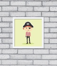Quadro Pirata Menino - loja online
