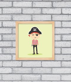 Quadro Pirata Menino