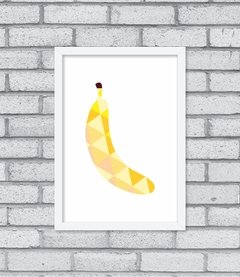 Quadro Banana Geométrica - loja online