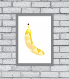 Quadro Banana Geométrica