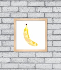 Quadro Banana Geométrica - Pendurama Quadros e Artigos de Decoração