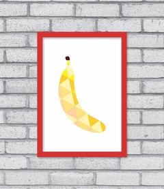 Quadro Banana Geométrica na internet