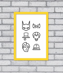 Quadro Bat Icons