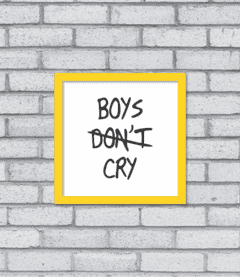Quadro Boys Cry - Pendurama Quadros e Artigos de Decoração