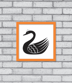 Quadro Cisne - Pendurama Quadros e Artigos de Decoração